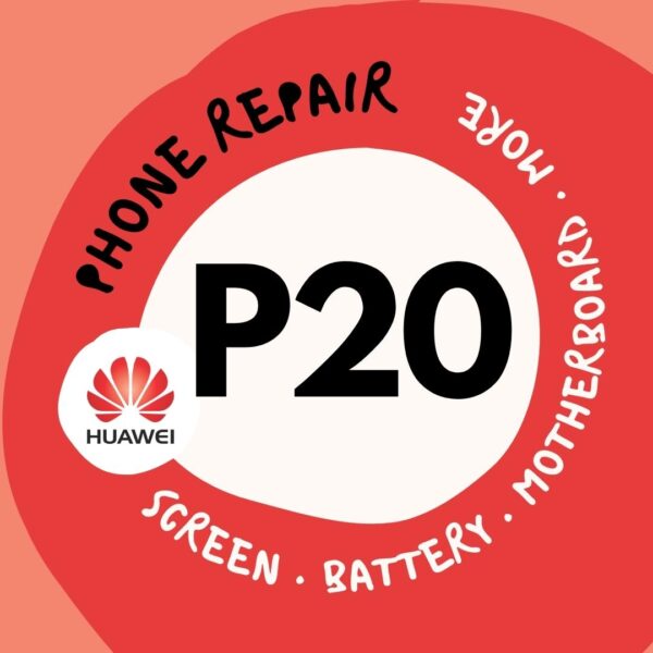 Huawei P20 Cracked LCD Screen Display Battery Can't On Logo Water Damage Motherboard Repair Replacement Cost Singapore