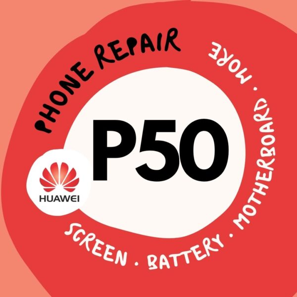 Huawei P50 Cracked LCD Screen Display Battery Can't On Logo Water Damage Motherboard Repair Replacement Cost Singapore