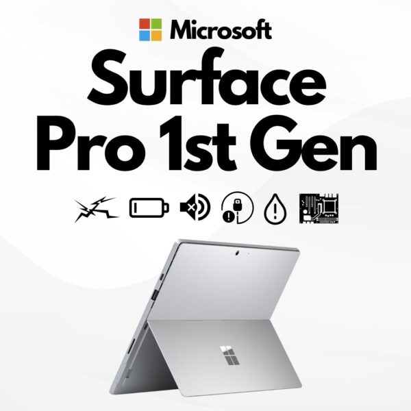 Microsoft Surface Pro 1st Gen Cracked LCD Display Screen Battery Can't On Motherboard Repair Replacement Cost Singapore