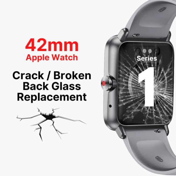 Apple Watch Series 1 (42mm) Cracked Back (Rear) Screen Glass Cover Replacement Cost Singapore