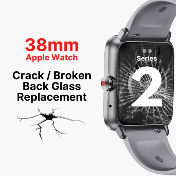 Apple Watch Series 2 (38mm) Cracked Back (Rear) Screen Glass Cover Replacement Cost Singapore