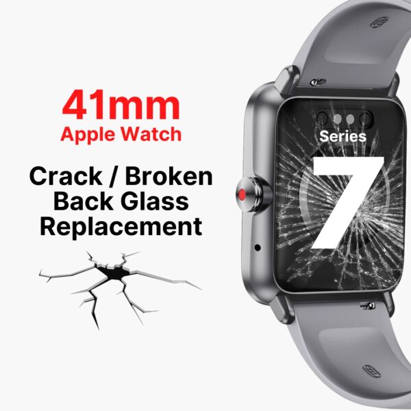 Apple Watch Series 7 (41mm) Cracked Back (Rear) Screen Glass Cover Replacement Cost Singapore