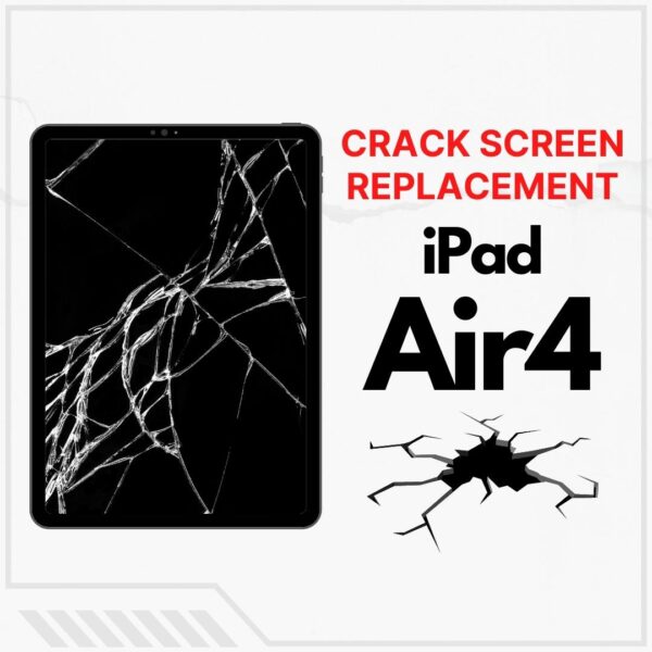 Apple iPad Air 4 (Air 2020) Cracked Front Screen Glass Replacement Cost Singapore