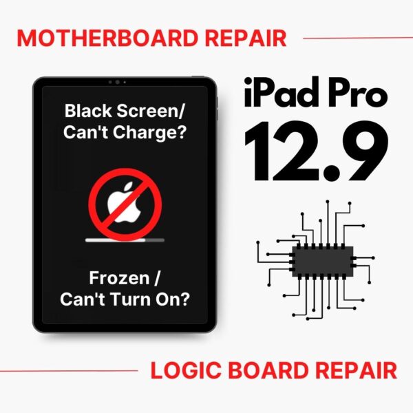 Apple iPad Pro 12.9 1st Gen (2015) Can't On Data Recovery Motherboard / Logic Board (IC Chip Replacement / CPU Repair) Cost Singapore