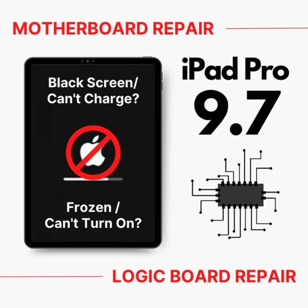 Apple iPad Pro 9.7 (2016) Can't On Data Recovery Motherboard / Logic Board (IC Chip Replacement / CPU Repair) Cost Singapore