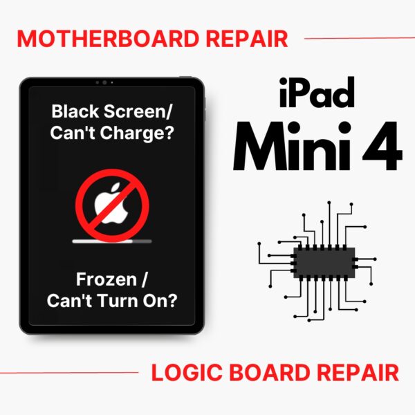 Apple iPad Mini 4 Can't On Data Recovery Motherboard / Logic Board (IC Chip Replacement / CPU Repair) Cost Singapore