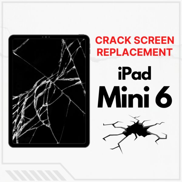 Apple iPad Mini 6 Cracked Front Screen Glass Replacement Cost Singapore