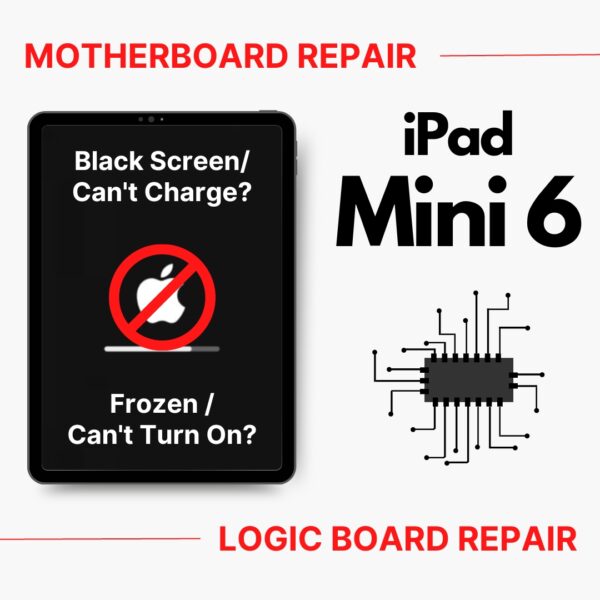 Apple iPad Mini 6 Can't On Data Recovery Motherboard / Logic Board (IC Chip Replacement / CPU Repair) Cost Singapore