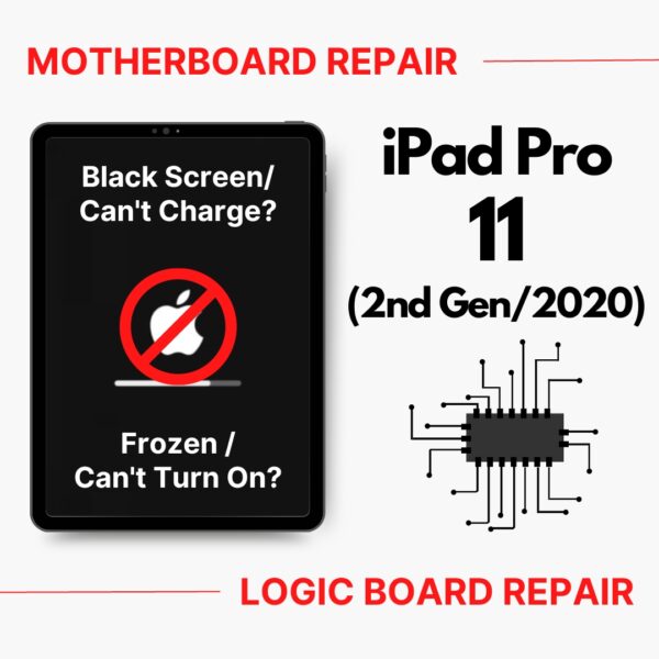 Apple iPad Pro 11 2nd Gen (2020) Can't On Data Recovery Motherboard / Logic Board (IC Chip Replacement / CPU Repair) Cost Singapore