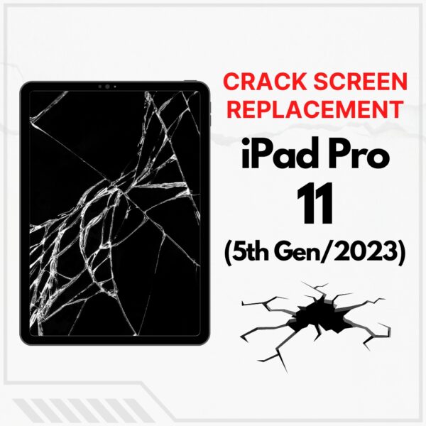 Apple iPad Pro 11 5th Gen (2023) Cracked Front Screen Glass Replacement Cost Singapore