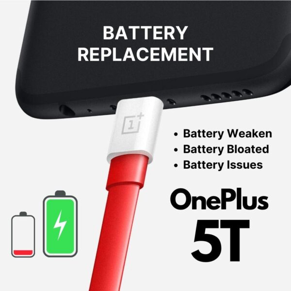 OnePlus 5T Bloated Battery Replacement Cost Singapore