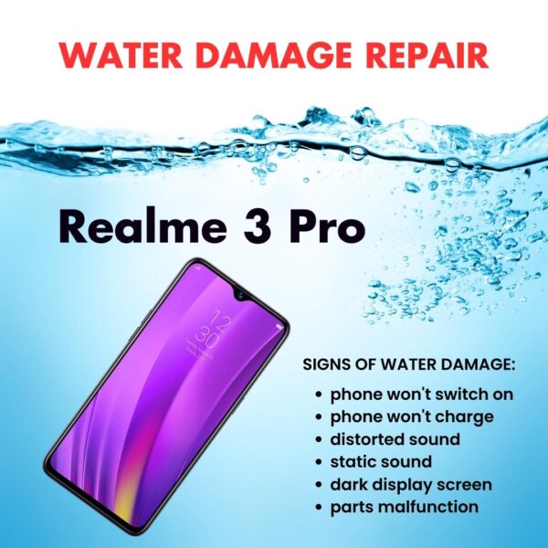 Realme 3 Pro Water Damage Cleaning Service Repair Price Singapore