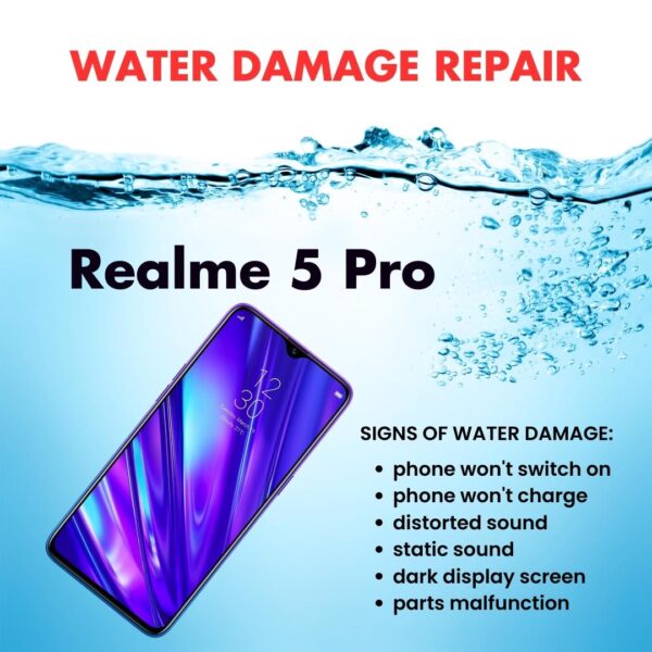 Realme 5 Pro Water Damage Cleaning Service Repair Price Singapore