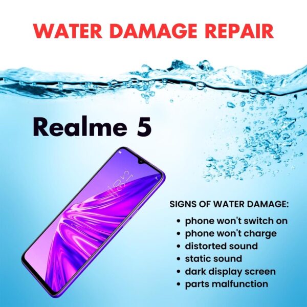 Realme 5 Water Damage Cleaning Service Repair Price Singapore