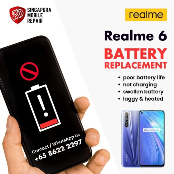 Realme 6 Bloated Battery Replacement Cost Singaporet