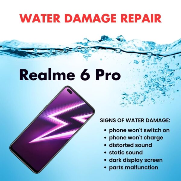 Realme 6 Pro Water Damage Cleaning Service Repair Price Singapore