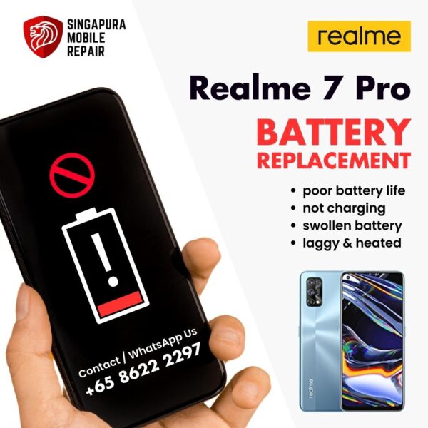 Realme 7 Pro Bloated Battery Replacement Cost Singapore