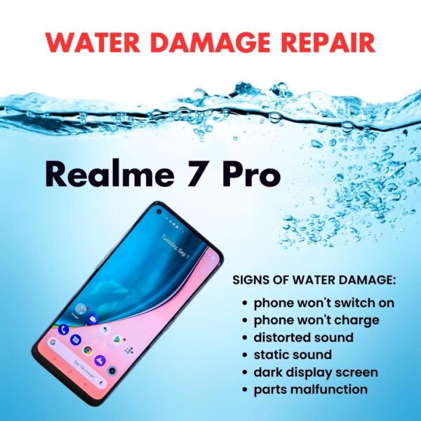 Realme 7 Pro Water Damage Cleaning Service Repair Price Singapore