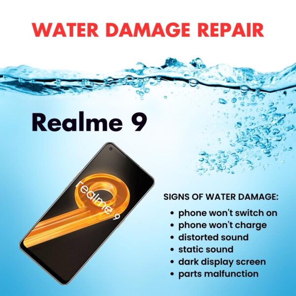 Realme 9 Water Damage Cleaning Service Repair Price Singapore