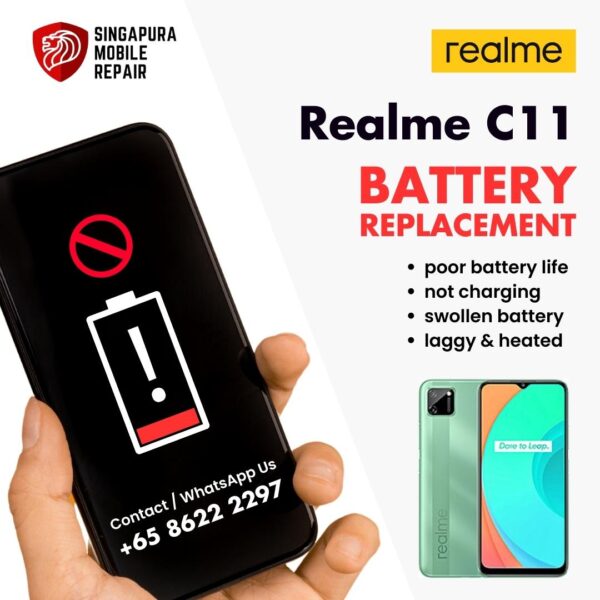 Realme C11 Bloated Battery Replacement Cost Singapore