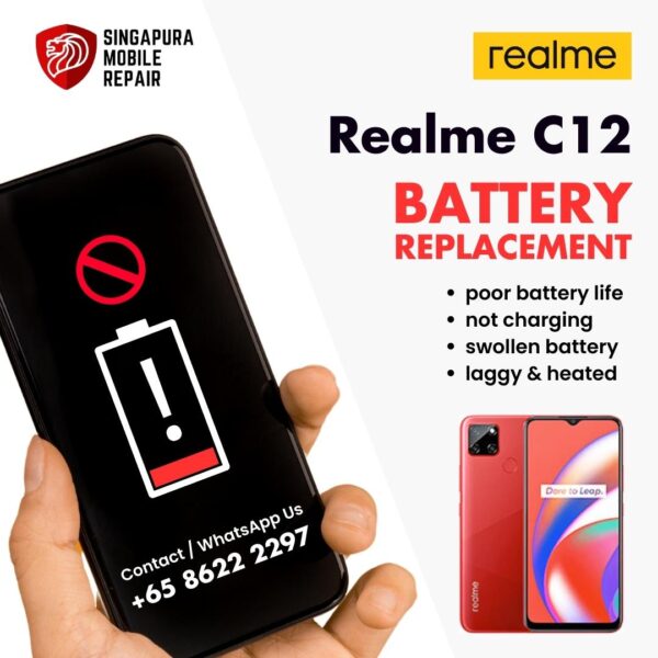 Realme C12 Bloated Battery Replacement Cost Singapore