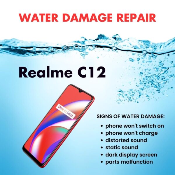 Realme C12 Water Damage Cleaning Service Repair Price Singapore