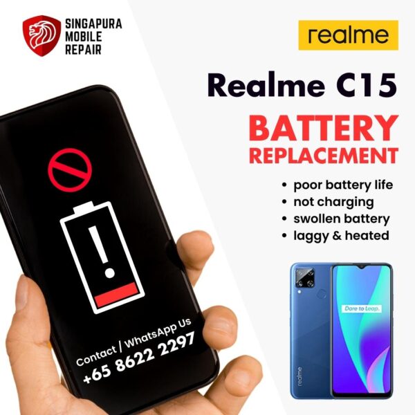 Realme C15 Bloated Battery Replacement Cost Singapore