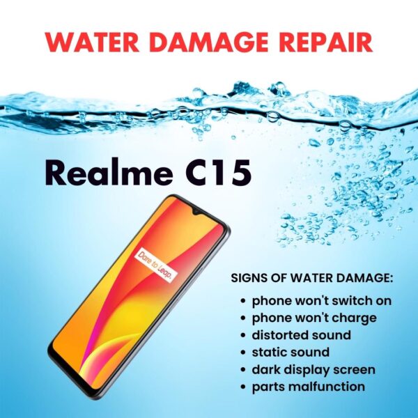 Realme C15 Water Damage Cleaning Service Repair Price Singapore