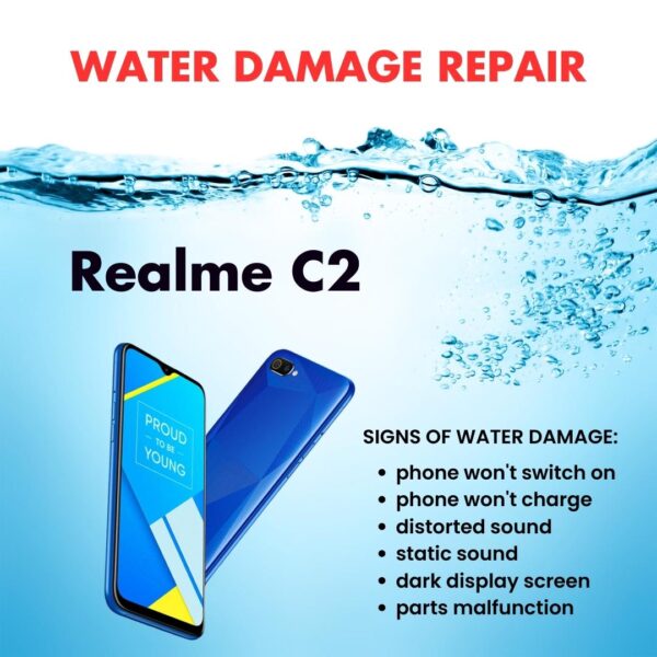 Realme C2 Water Damage Cleaning Service Repair Price Singapore