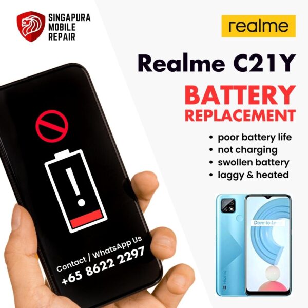 Realme C21Y Bloated Battery Replacement Cost Singapore