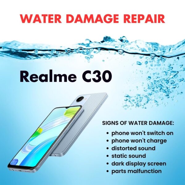 Realme C30 Water Damage Cleaning Service Repair Price Singapore