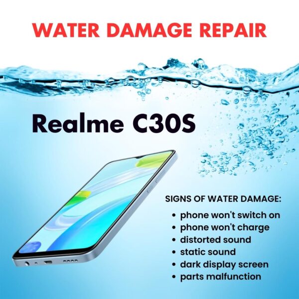 Realme C30S Water Damage Cleaning Service Repair Price Singapore