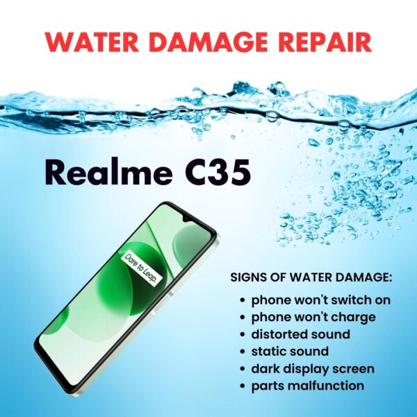 Realme C35 Water Damage Cleaning Service Repair Price Singapore