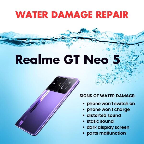 Realme GT Neo 5 Water Damage Cleaning Service Repair Price Singapore