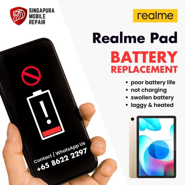 Realme Pad Bloated Battery Replacement Cost Singapore