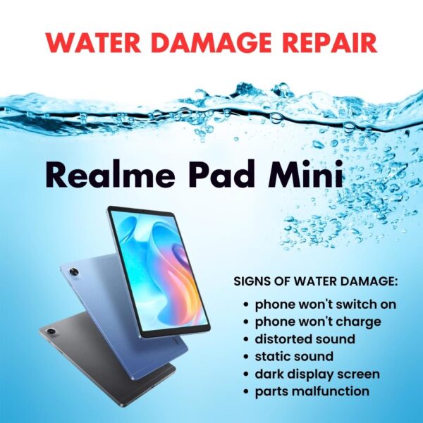 Realme Pad Mini Water Damage Cleaning Service Repair Price Singapore