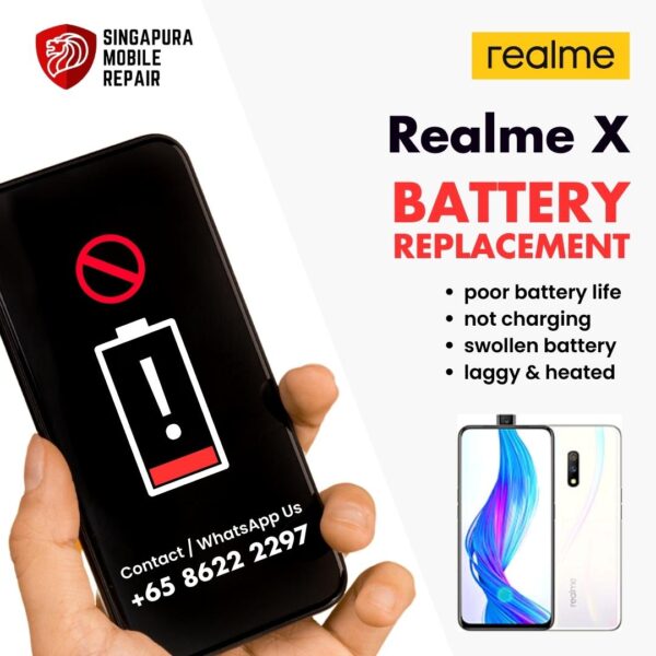 Realme X Bloated Battery Replacement Cost Singapore