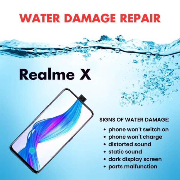 Realme X Water Damage Cleaning Service Repair Price Singapore