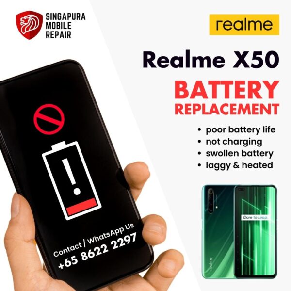 Realme X50 Bloated Battery Replacement Cost Singapore