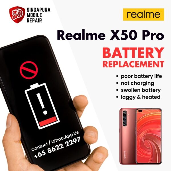 Realme X50 Pro Bloated Battery Replacement Cost Singapore