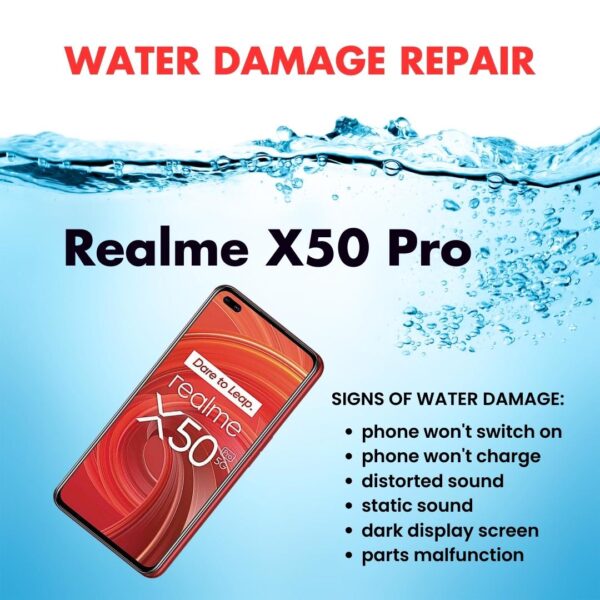 Realme X50 Pro Water Damage Cleaning Service Repair Price Singapore