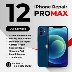 Cheapest iPhone 12 Pro Max Repair Service Shop Singapore-苹果手机维修中心