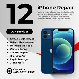 Cheapest iPhone 12 Repair Service Shop Singapore-苹果手机维修中心