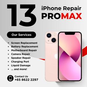 Cheapest iPhone 13 Pro Max Repair Service Shop Singapore-苹果手机维修中心