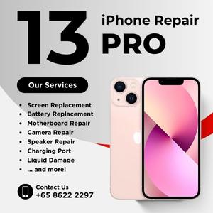 Cheapest iPhone 13 Pro Repair Service Shop Singapore-苹果手机维修中心