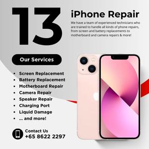 Cheapest iPhone 13 Repair Service Shop Singapore-苹果手机维修中心