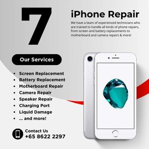 Cheapest iPhone 7 Repair Service Shop Singapore-苹果手机维修中心