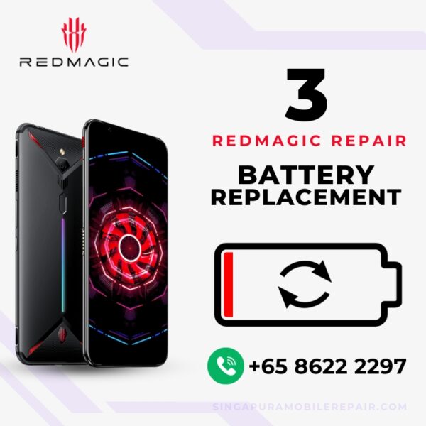 Red Magic 3 Battery Replacement Singapore (Bloated Battery / Can't Charge / Battery Drain)