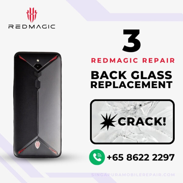 Red Magic 3 Back Cover Glass Screen Replacement Cost Singapore