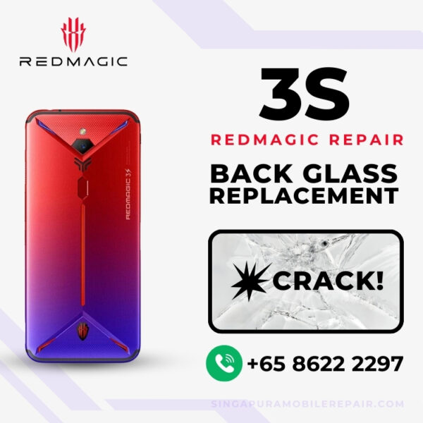 Cheapest Red Magic 3S Cracked Back Cover Replacement Singapore-红魔手机修理中心